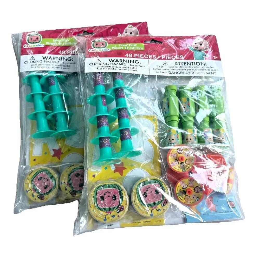Cocomelon Birthday Party Kit Decorations Favors Tablecloth Bus Balloon Backdrop
